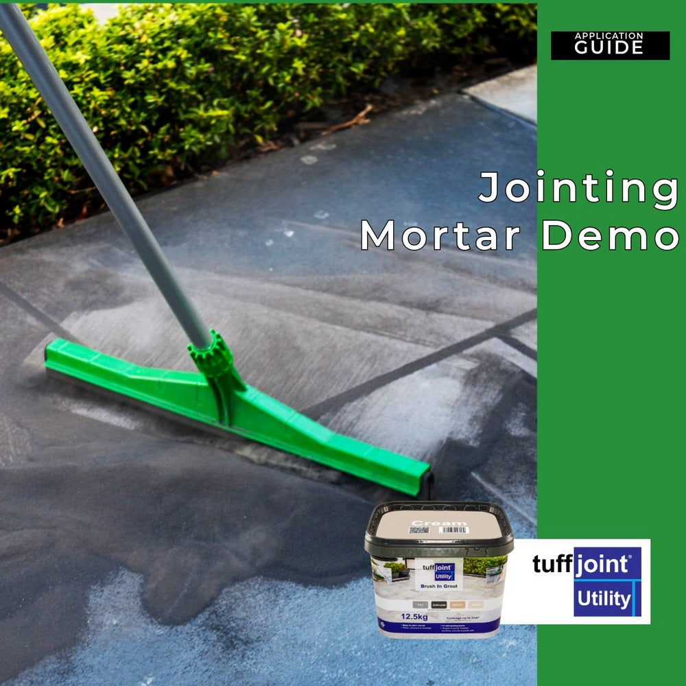 tuffjoint Cementitious Dry-Apply Jointing Mortar, 12.5 kg, for Porcelain, Sandstone, Concrete, Granite (Hessian)